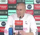 Zidane: "Las lesiones no son mala suerte, estamos preocupados"