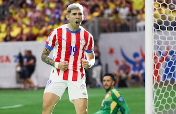 Paraguay forward Julio Enciso has shone for Brighton in the Premier League.