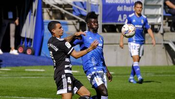 13.09.2020 PARTIDO 2ª DIVISION
ESTADIO CARLOS TARTIERE REAL OVIEDO-CARTAGENA OBENG CON UN CONTRARIO