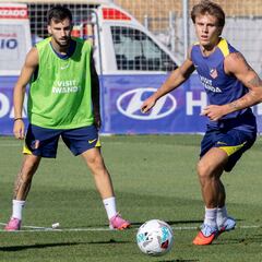 Simeone tiene tridente mágico