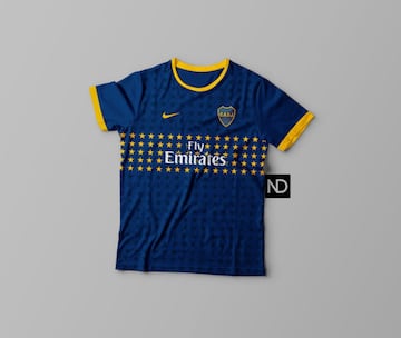 ¿Cómo serían las camisetas de los equipos si usarán los diseños de sus escudos?