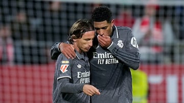 Modric y Bellingham, del Real Madrid.