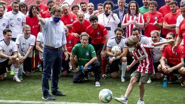 Leyendas del Real Madrid y el Atlético se unen contra el cáncer