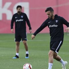 Sarabia, Escudero y André Silva se recuperan