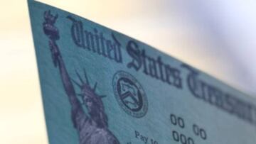 Cheque del Departamento del Tesoro de Estados Unidos. 