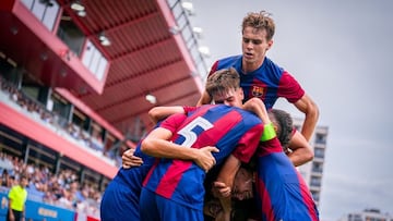 Alexis Olmedo y Dani Rodríguez enseñaron el camino a Xavi