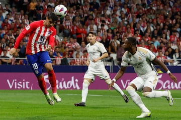 Atletico Madrid forward Álvaro Morata scored twice against his former club.