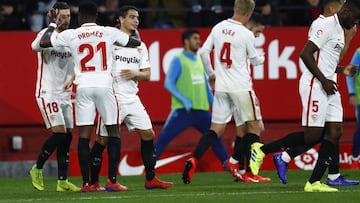 Sevilla beat Barcelona 2-0 in the Copa del Rey