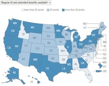 Ayudas al desempleo: ¿Cuántas semanas de compensación tiene cada trabajador?