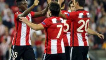 Manita del Athletic con Iñaki Williams en plan estrella