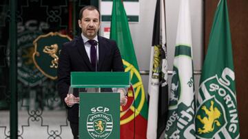 El presidente del Sporting de Portugal, Frederico Varandas.