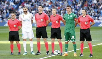 Benzema captained Real Madrid against Leganés.