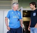 Raúl asistió al entrenamiento del Real Madrid en Valdebebas