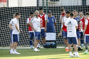 Barcelona 01Junio 2018, Espaa
Previa al Mundial 2018
Entrenamiento de la seleccion Argentina Ciudad Deportiva Joan Gamper, Barcelona.
Javier Mascherano de la Seleccion Argentina
Foto Ortiz Gustavo