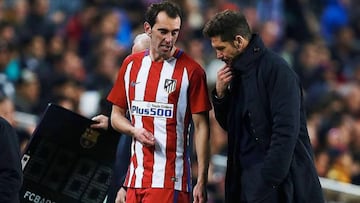 El vaticinio de Simeone a Godín de los partidos ante el Liverpool