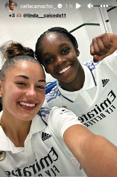 Linda Caicedo y Carla Camacho, de rivales a amigas