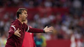 Julen Lopetegui, ante el Cádiz.