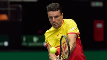 Roberto Bautista durante un entrenamiento.