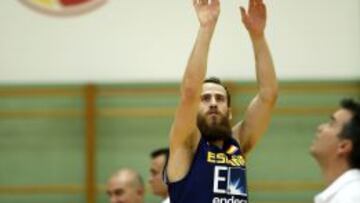 Sergio Rodríguez, ayer.