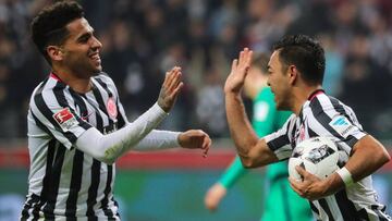 Así fue el gol de Marco Fabián con el que empató el Eintracht
