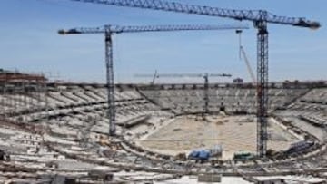 Aspecto actual del estadio de Maracana, donde se jugarán las finales de la Confederaciones y del Mundial de Brasil.