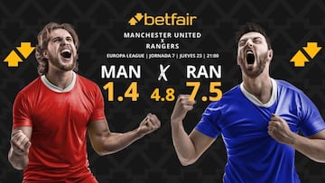 Manchester United vs. Rangers: horario, dónde ver, pronósticos y clasificación