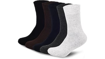 Los calcetines de MOSOTECH son suaves, cómodos y están disponibles en Amazon.