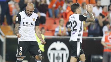 Simone Zaza celebrando uno de sus goles.