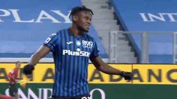 Gol y asistencia de Duv&aacute;n Zapata ante Parma