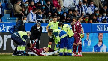 Ander Barrenetxea se lesionaba ante el Alav&eacute;s en Mendizorroza.
 