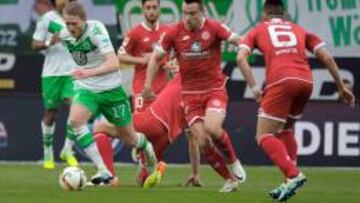 Schürrle, autor del gol del Wolfsburgo.