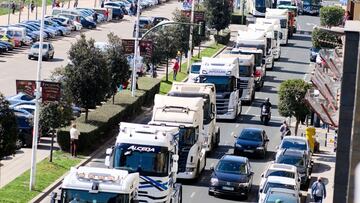 Manuel Hernández anuncia la suspensión del paro de los transportistas