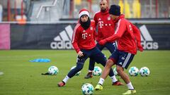 James Rodr&iacute;guez regresa a los entrenamientos tras la contusi&oacute;n cerebral que tuvo