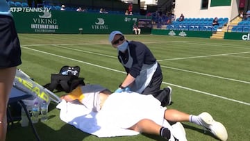 Davidovich se retira ante Pospisil con molestias en la espalda