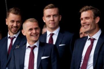 Kari Arnason, Ari Skulason, Ogmundur Kristinsson y Theodor Elmar Bjarnason.