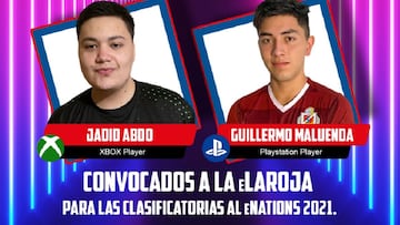 Los dos representantes que buscar&aacute;n clasificar a la Roja al Mundial de FIFA