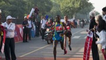 El etíope Lelisa Desisa, líder mundial de maratón en 2013.