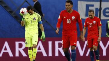 Bravo recordó su sufrida Copa Confederaciones.