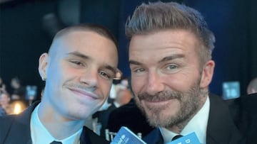 Romeo Beckham ya hace la competencia a su padre