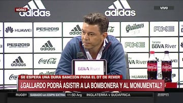 Habló Gallardo: así fue la conferencia de prensa sobre su sanción