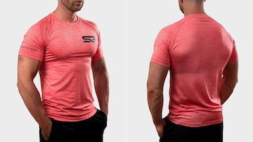 La camiseta ajustada creada por y para deportistas: marca los hombros y los brazos sin notar que la llevas puesta y que está disponible en Amazon.