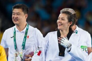 María del Rosario Espinoza confirmó su hegemonía en la disciplina de contacto y es una vez más medallista olímpica. 