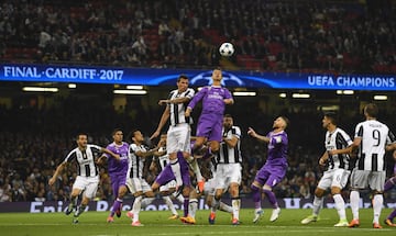 3 de junio de 2017. Es el último gran enfrentamiento en Juventus y Real Madrid. Fue en la final de la Champions en Cardiff donde el Real Madrid volvió a conquistar la Orejona.