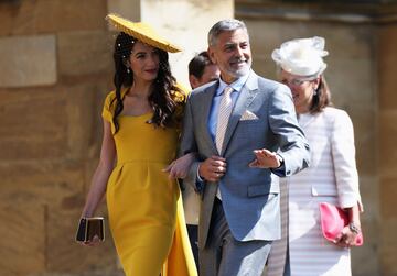 Amal Clooney y George Clooney.