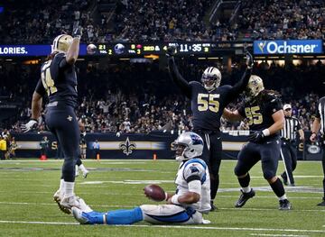 El pase de los Saints a la ronda divisional en imágenes