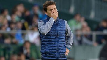 Rubi, en un partido con el Betis.