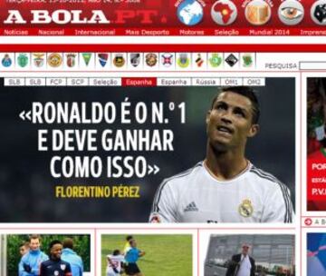 Portadas de la prensa extranjera