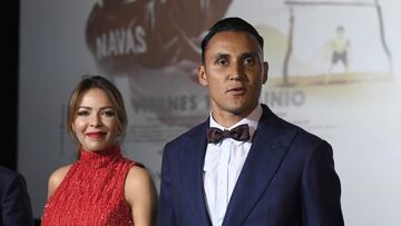 Andrea Salas y Keylor Navas.