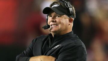 Chip Kelly, nuevo entrenador de los 49ers, en su etapa con los Eagles.