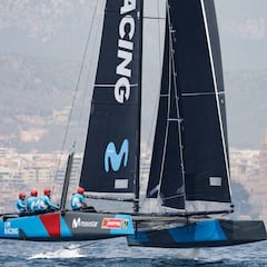 Iker Martínez sale a ‘volar’ en catamarán a la bahía de Palma